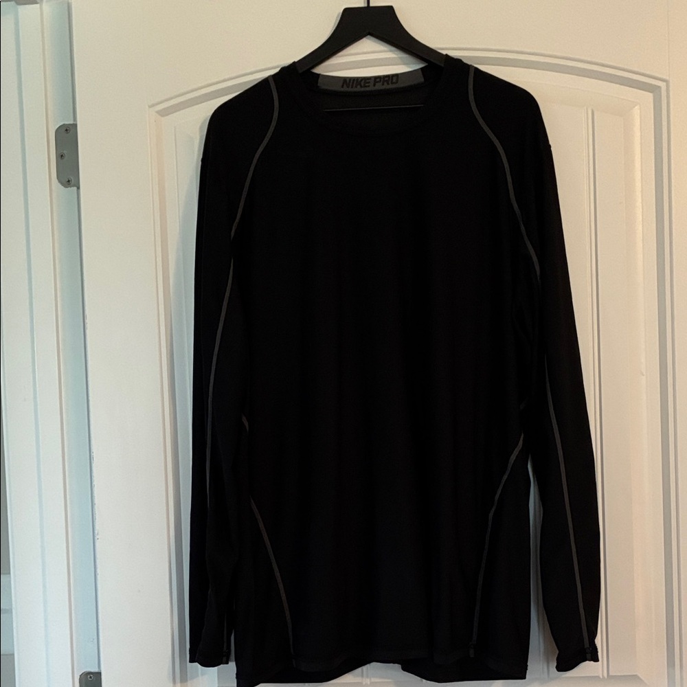 NIKE PRO fitted Long Sleeve Shirt Size 2XL